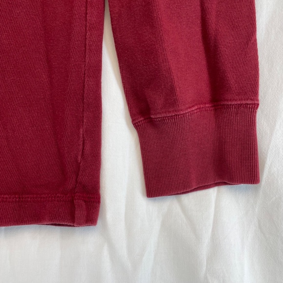 Roots Athletics Crewneck Long Sleeve Polo Red Men’s Size XL - Picture 11 of 14